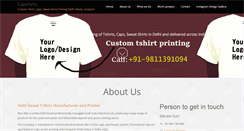 Desktop Screenshot of capshirts.com